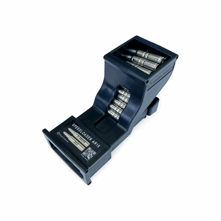 Compatible with all STANAG magazines (AR15, M4, M16 and AK5), designed for .223 R (5.56 x 45 mm NATO)